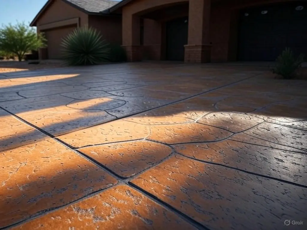 lubbock tx stemped conrete driveways